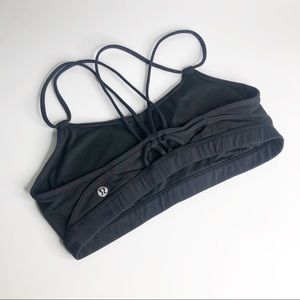 Lululemon Make a Move Bra Solid Black Strappy 6